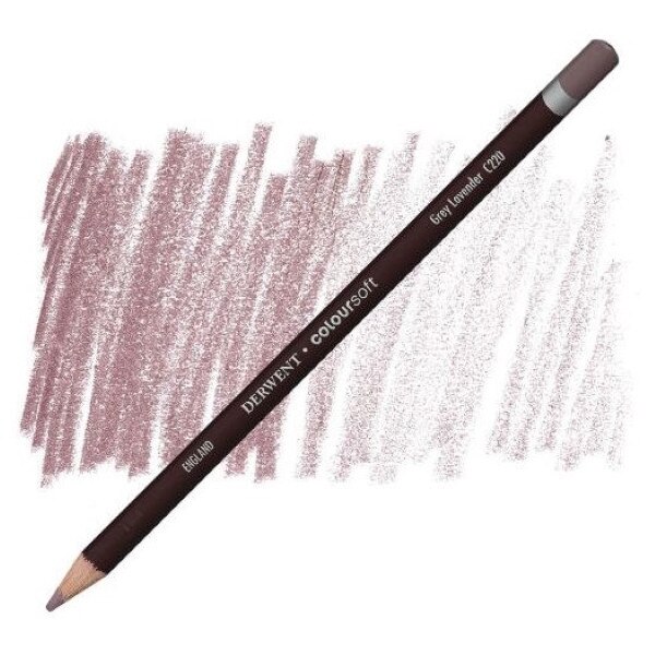 Grey lavender colored pencil by derwent.
