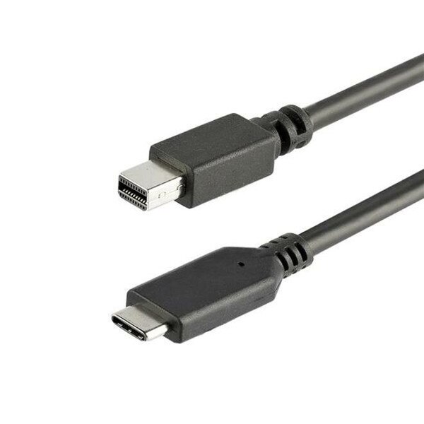 A black USB-C to MDP cable.