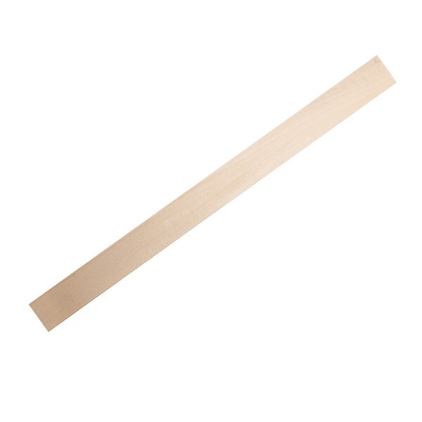 A one-eighth by two by twenty-four-inch piece of basswood.