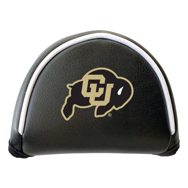 Colorado Buffaloes mallet putter cover with embroidered CU Buffalo logo and magnetic closure