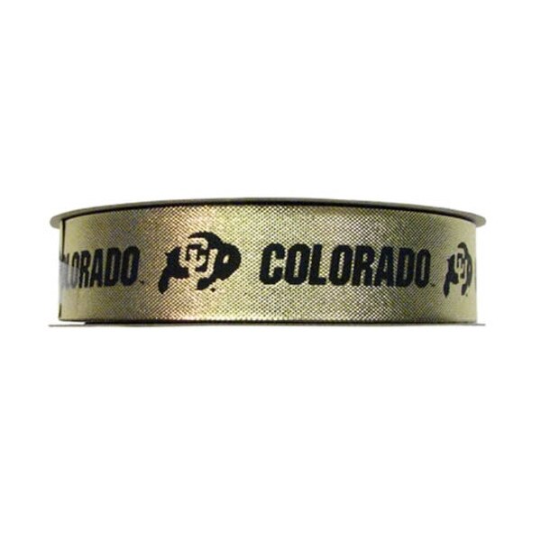 shiny-vegas-gold-colorado-buffaloes-ribbon-with-the-c-u-buffalo-logo