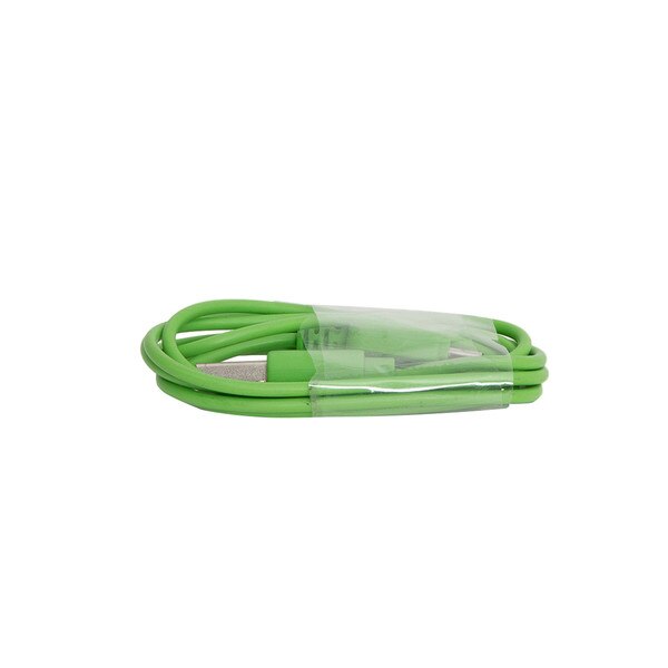 A green cable cord adapter.