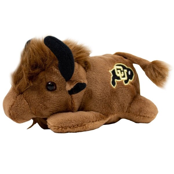A buffalo stuffed animal with a C-U buffalo logo on its side.