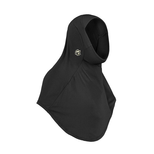 a-black-hijab-with-a-Vegas-Gold-interlocking-CU-logo