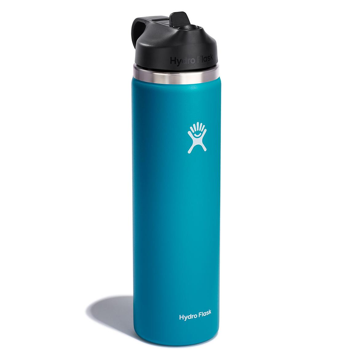 Hydro Flask Wide Mouth Straw Lid 24oz Water Bottle | CU Book Store
