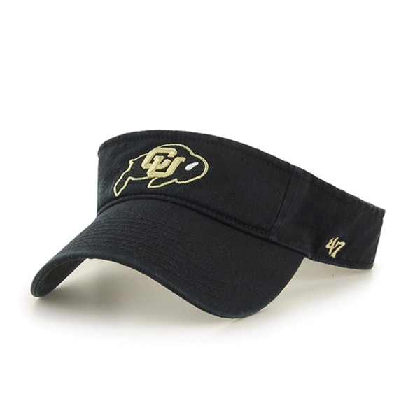A black visor with an embroidered C-U Buffalo logo.