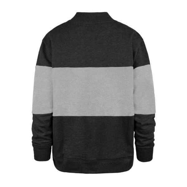 A dark gray and light gray color block backing.