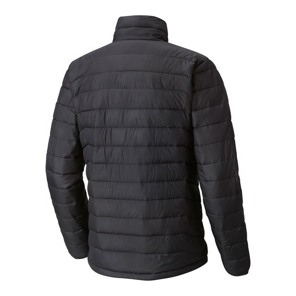A plain black packing with a collar.