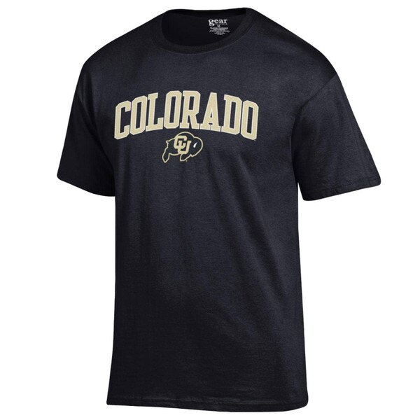Black t-shirt with 'Colorado' written out above the CU Buffalo logo.