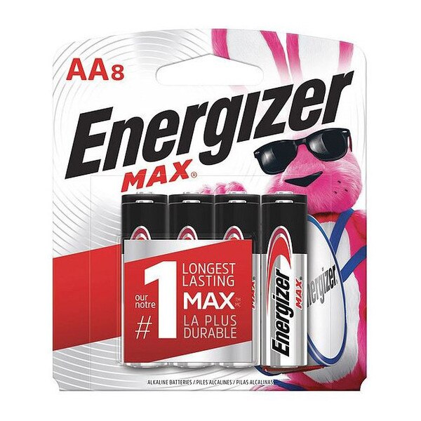 This is an eight pack of double A batteries.