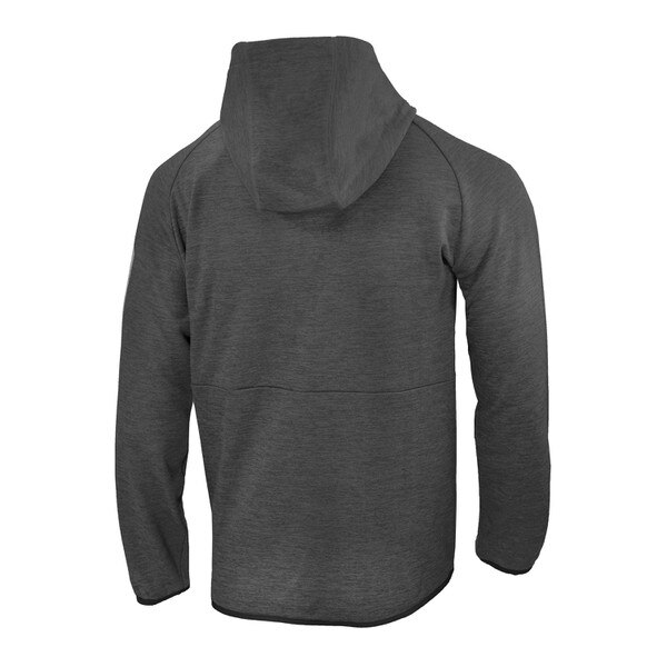 A plain black backing with a hood.