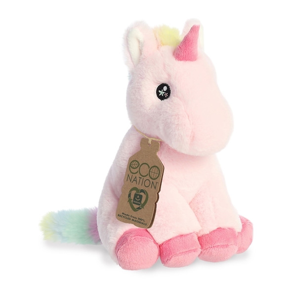 pink-unicorn-with-a-colorful-tail-and-darker-pink-horn-and-hooves