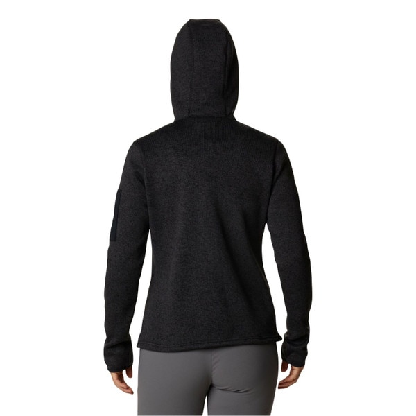 Plain black hooded backing.