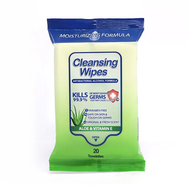 This is a 20 pack of moisturizing cleansing towelettes. These are compatible with face and body.