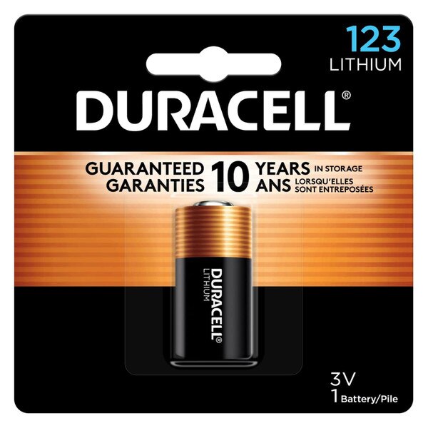 This is a black and gold duracell battery.