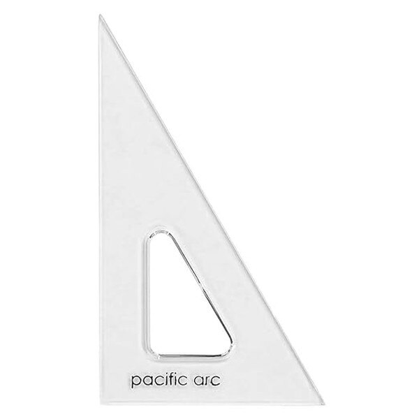 A clear plastic triangle that says "Pacific Arc" at the bottom.