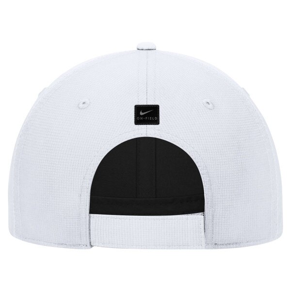 White adjustable backing.