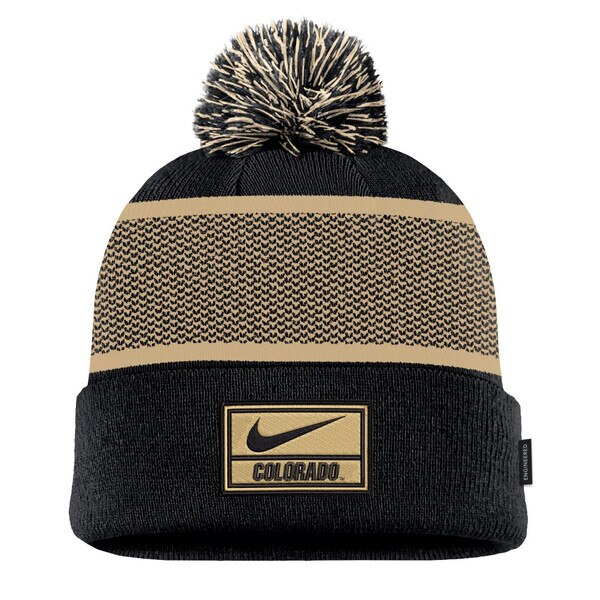 The backing with a Colorado patch and nike swoosh on brim.