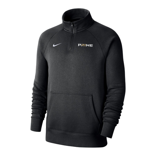 Nike-black-coach-prime-fleece-quarter-zip-with-a-large-front-pocket