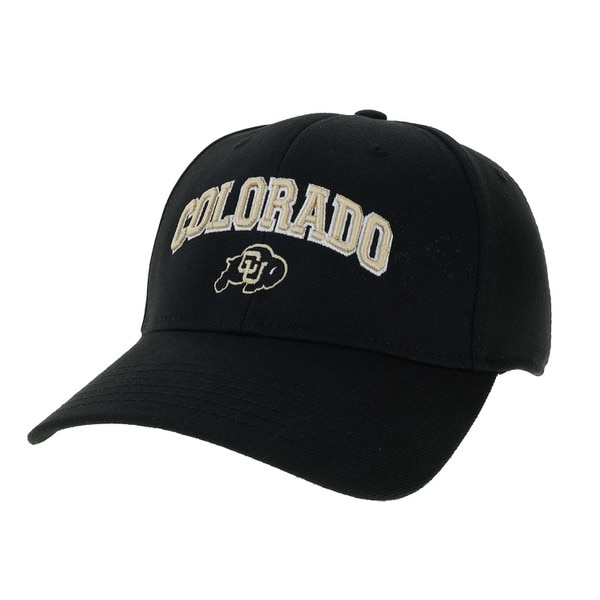A black hat with "Colorado" and a C-U Buffalo logo embroidered on the front.