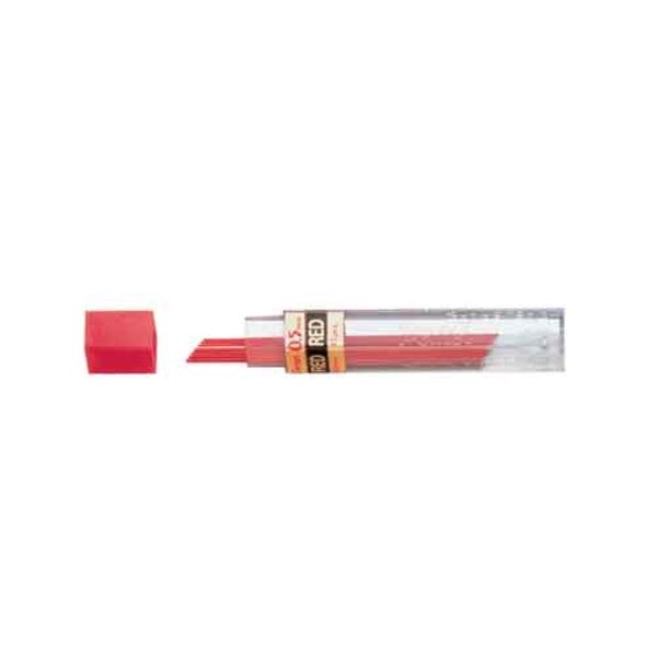 Red colored .5mm lead with 12 pieces of 60 millimeter length.