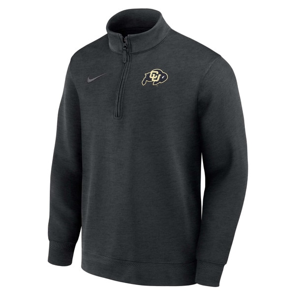black nike colorado buffaloes quarter zip sweatshirt