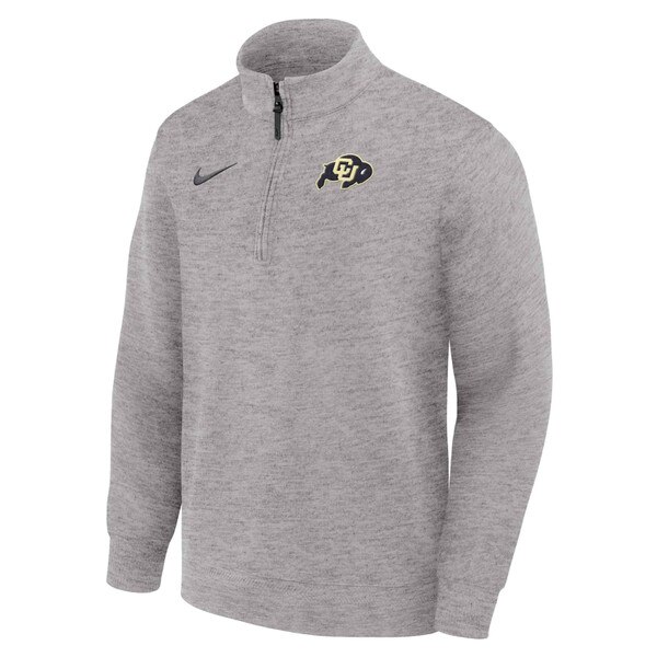 grey nike colorado buffaloes quarter zip sweatshirt