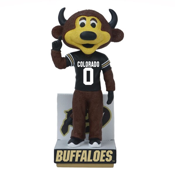 Limited edition University of Colorado Chip mascot bobblehead in game day uniform