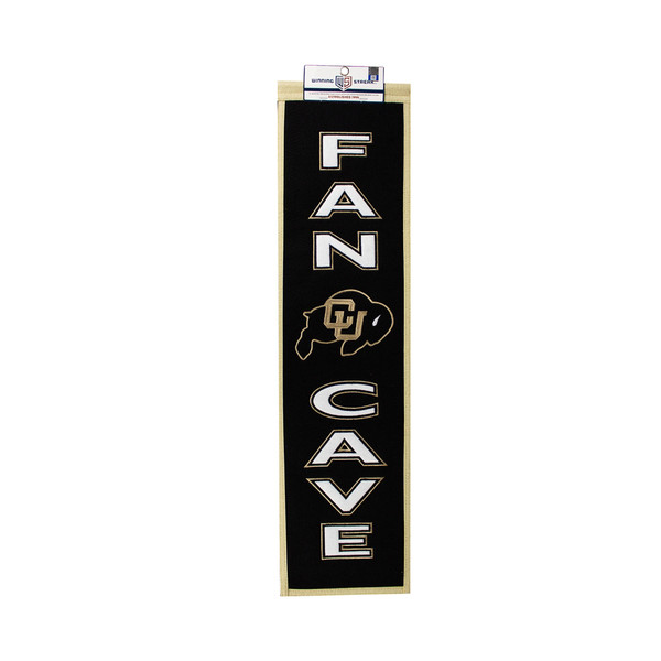 embroidered-black-colorado-buffaloes-fan-cave-banner-with-white-and-gold-accents