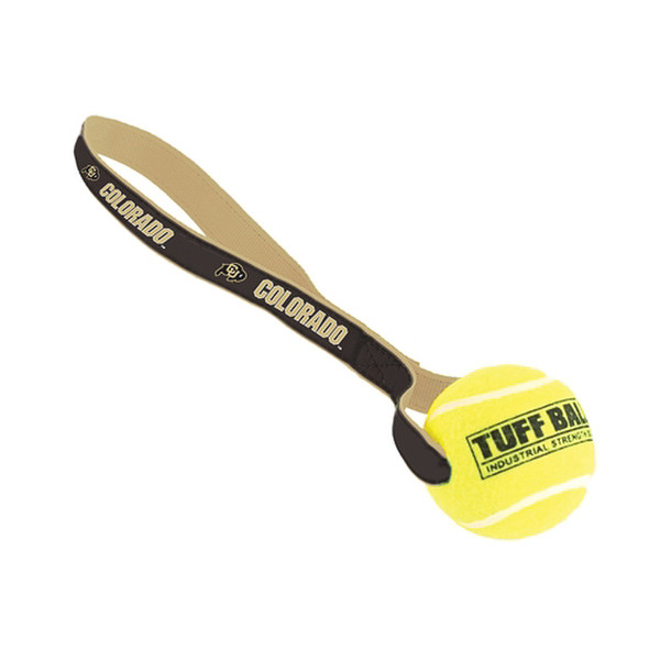 black-and-vegas-gold-pet-toss-toy-with-a-tennis-ball