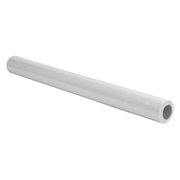 THis is a roll of white tracing paper. It's shrink wrapped to prevent unrolling prior to purchase.